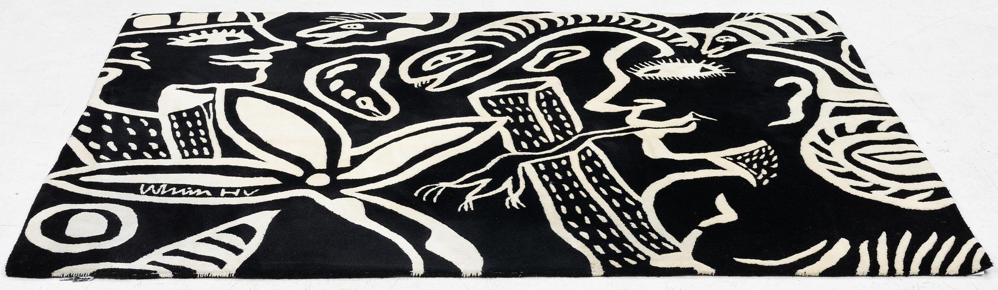 Ulrica Hydman-Vallien, rug, "Esperanto", approx. 224 x 157 cm.