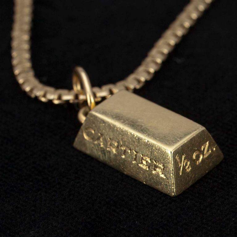 HALSBAND, guldtacka, Cartier.