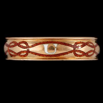 RING, 18k guld, Tempelriddareorden, Göteborg, 1935. Vikt 9 g.