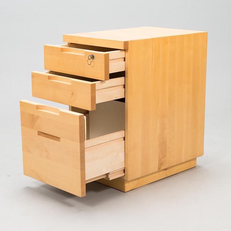 ALVAR AALTO, a 1980's 'H297' drawer unit for Artek.