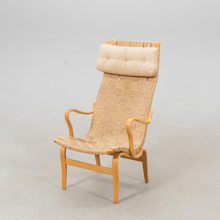 Bruno Mathsson, armchair, "Eva high", Firma Karl Mathsson, Värnamo, mid-20th century.