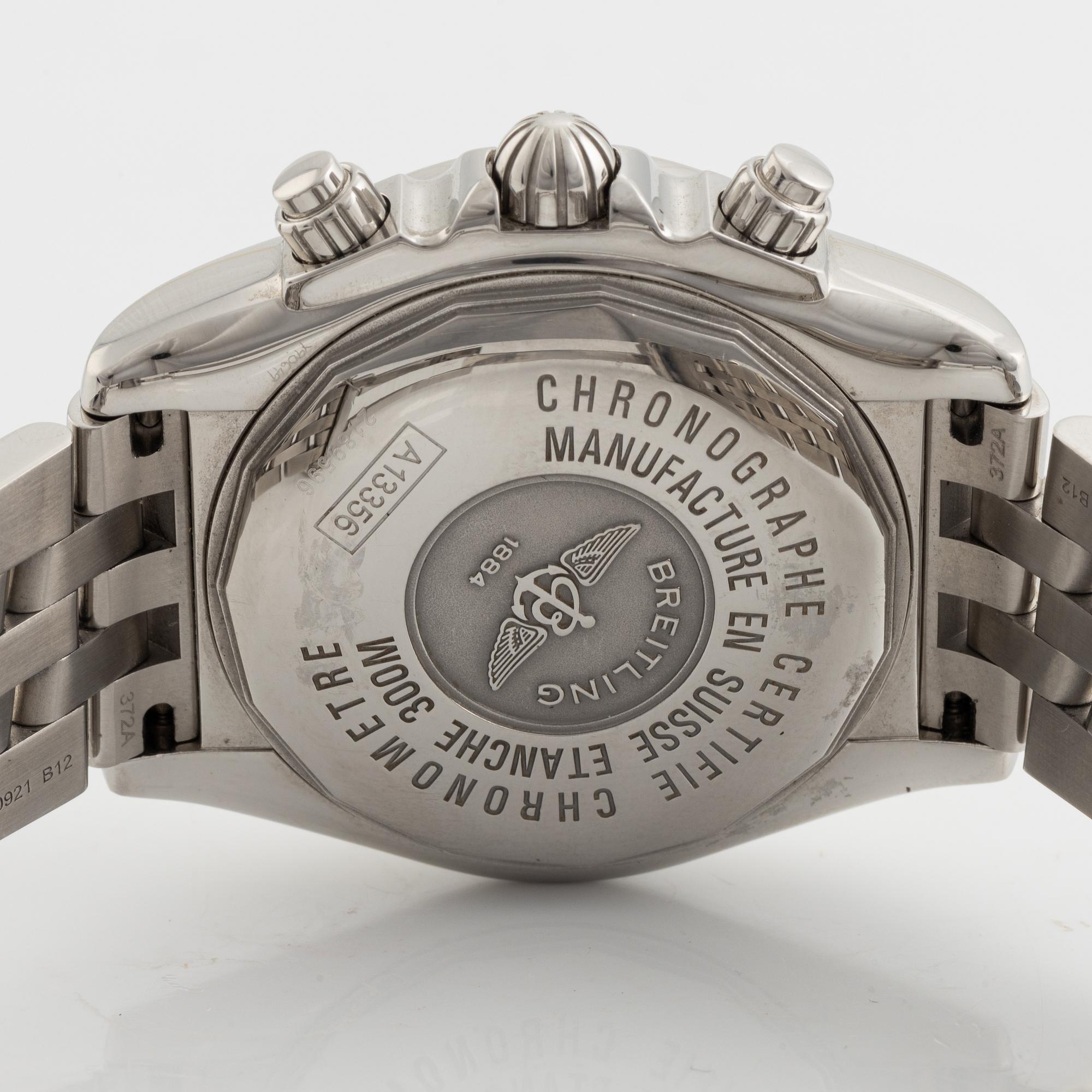 Breitling, Chronomat Evolution, chronograph, wristwatch, 43,7 mm.