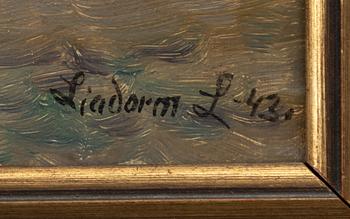 Lindorm Liljefors, Snow melting.