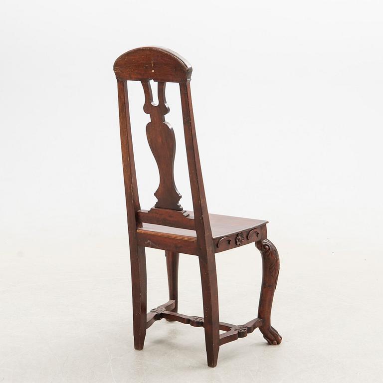 Chair Baroque style 20th century.