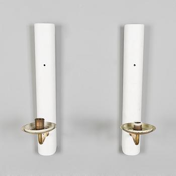 ALVAR AALTO, A PAIR OF WALL LIGHTS. For Paimio Sanatorium. Taito Oy, 1932.