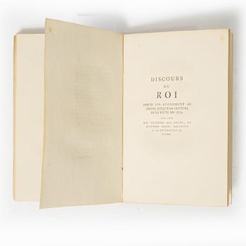 With unique, letterpress dedication leaf, 1773.