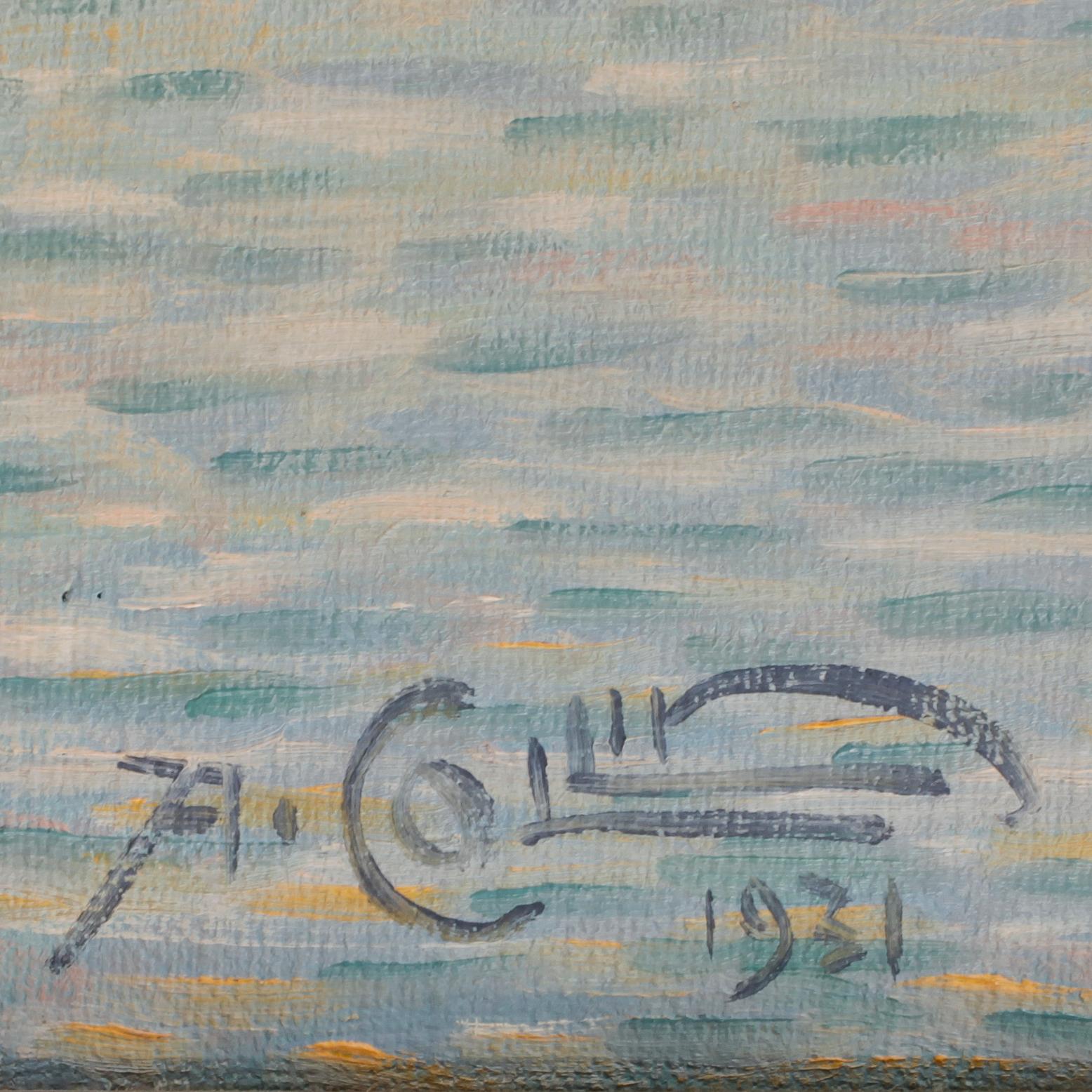 ALFRED COLLIN, olja på duk, sign och 1931.