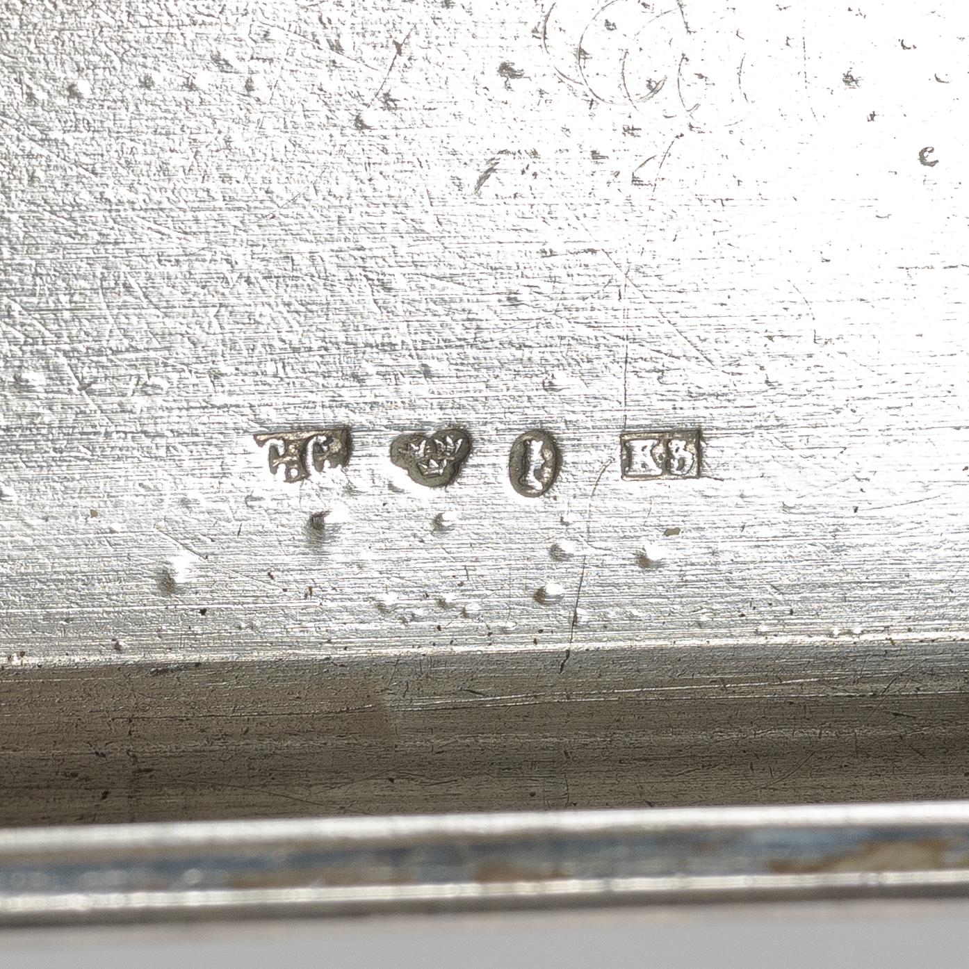 Samling silver, mestadels GEWE, 7 delar, vikt ca 550 gram.