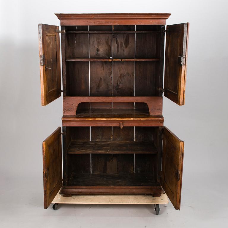 A 19th Century Ostrobothnian cupboard, Finland.