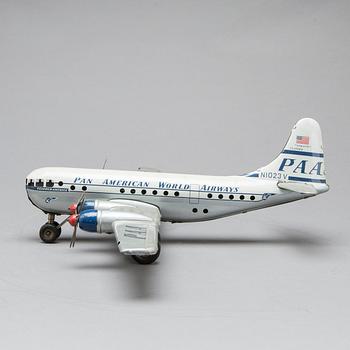 FLYGPLAN, Boeing 377 Stratocruiser.  Pan American World Airways' Clipper. Made in West Germany. 1960-tal.