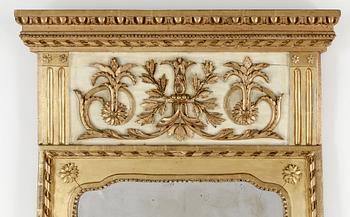 SPEGEL, sengustaviansk, omkring år 1800.