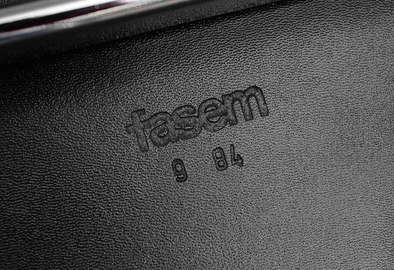 KARMSTOLAR, 1 par, "P40", G. Vegni och G. Gualtierotti, Fasem, 1900-talets andra hälft.