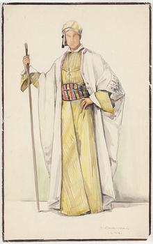 ELSA ÖRTENBLAD, 13 water colours, signed, 1920´s.