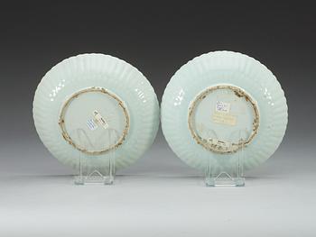 FAT, ett par, porslin. Ming dynastin, Wanli (1573-1620).