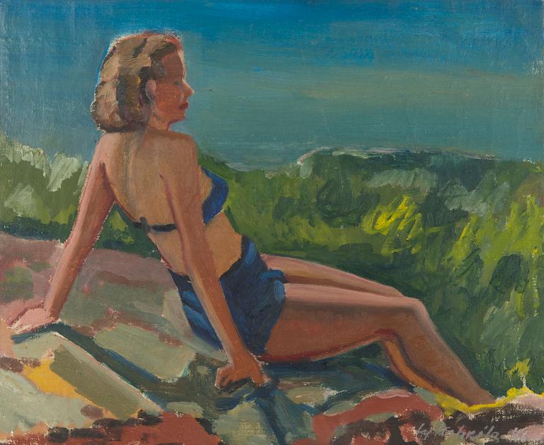 Hjalmar Kahrila, Kvinna vid havet.