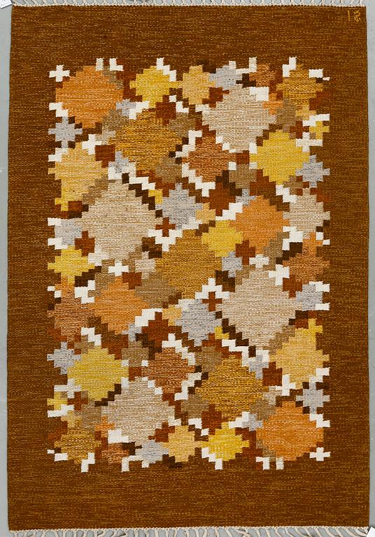 MATTA, rölakan, Ingegerd Silow, signerad IS. Ca 197x138 cm.