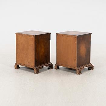 A pair of Art Deco  bedside tables first half of the 20th century.
