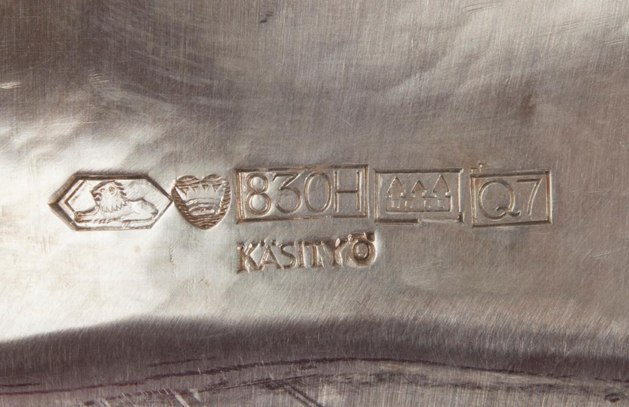 BRICKA, silver, Kultakeskus Tavastehus 1969. Vikt 1685 g.