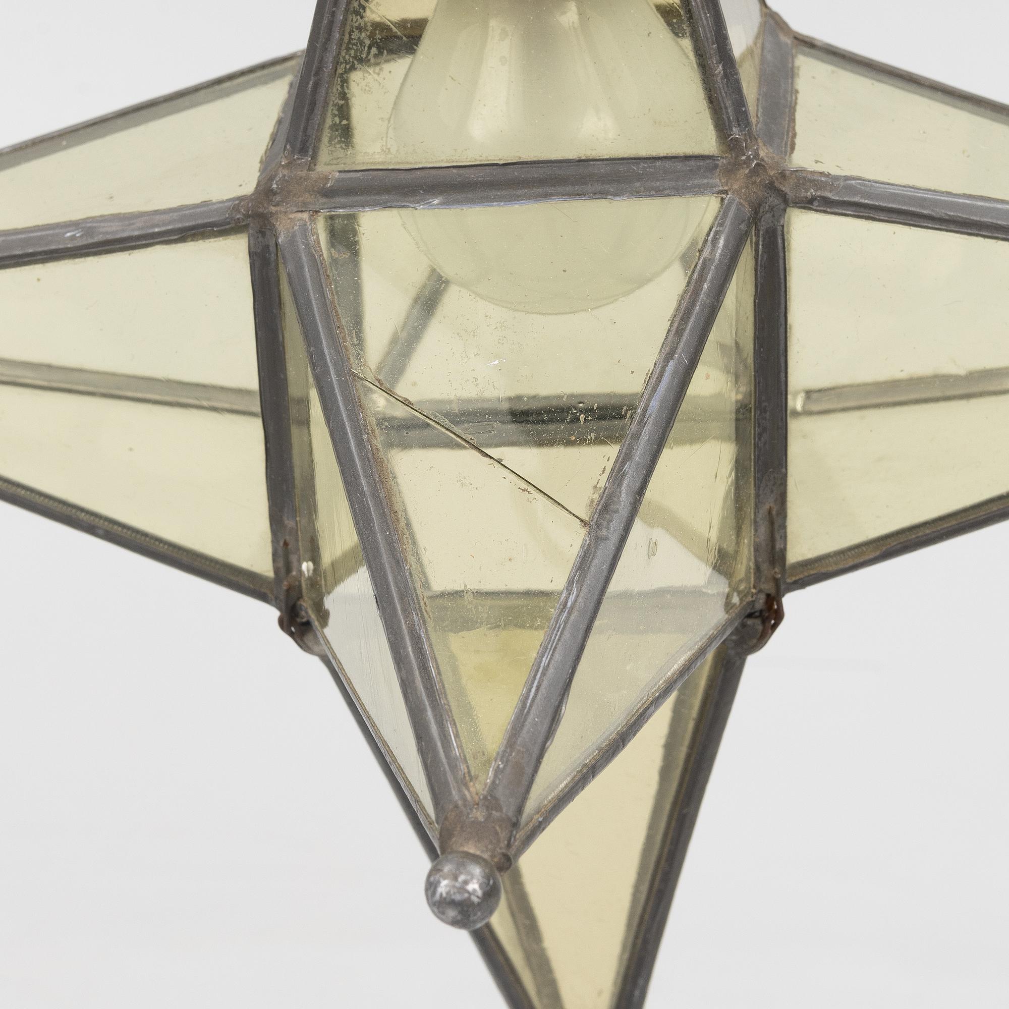 Harald Notini, taklampa, modell ”6202”, Arvid Böhlmarks Lampfabrik, Stockholm, 1920-30-tal.