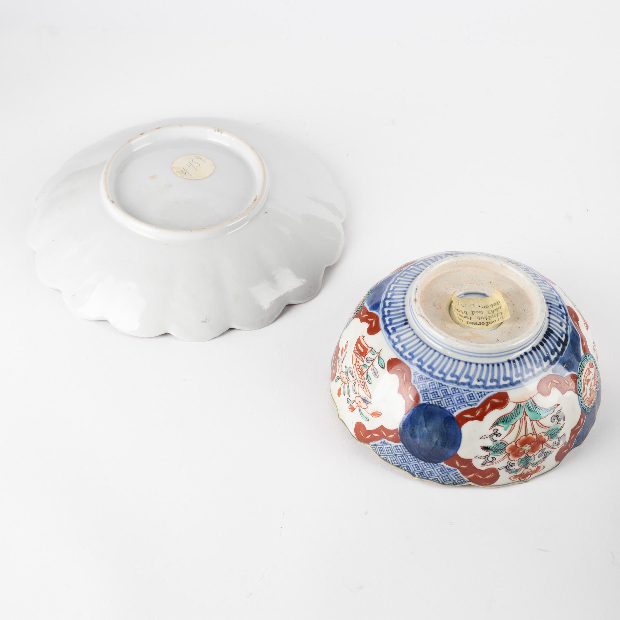 A group oj Japanese porcelain, second half of the 19th Century.