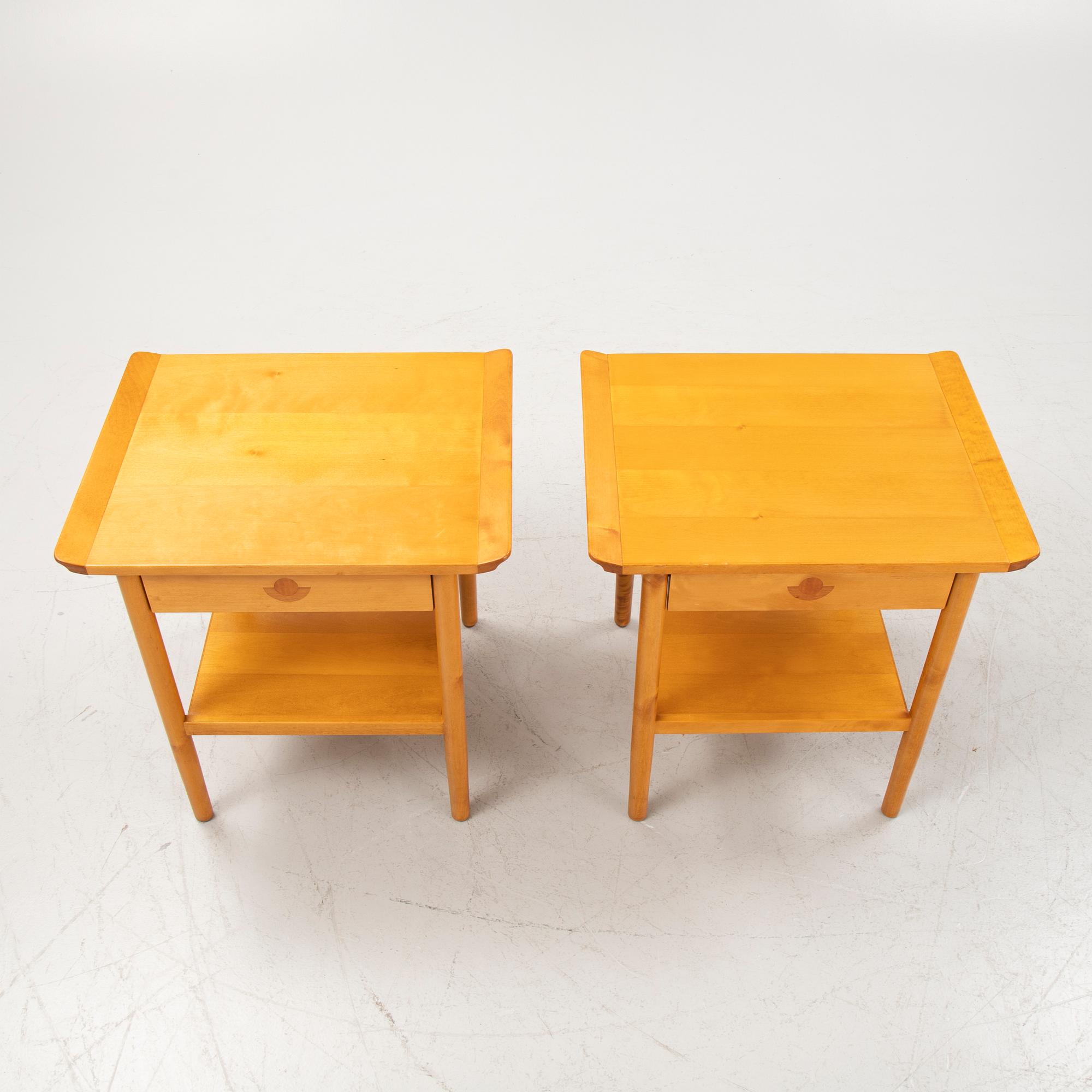 Sängbord, ett par, Swedish modern, 1930/40-tal.