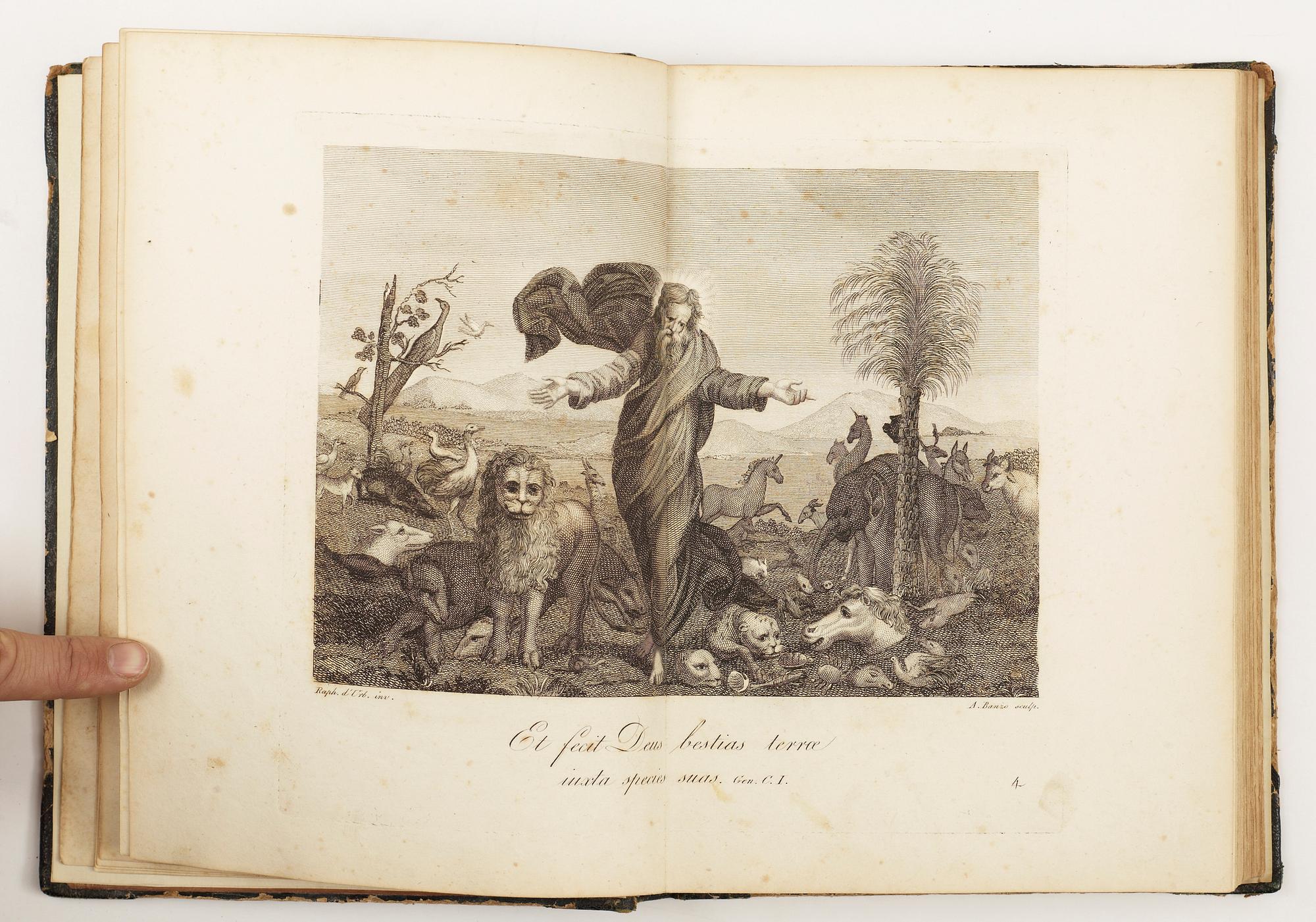 BOK, "Raccolta di cinqantadue quadretti dipinti a fresco da Raffaelle Sanzio d`Urbino..." Rom 1820.