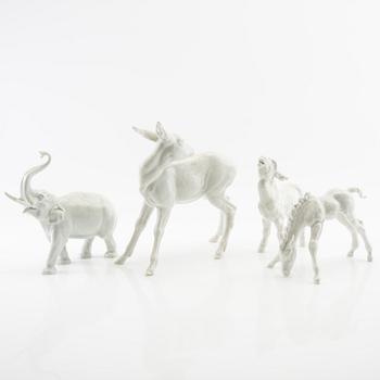 Figuriner 4 st Meissen 1900-tal porslin.