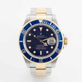 Rolex, Oyster Perpetual Date, Submariner, wristwatch, 40 mm.