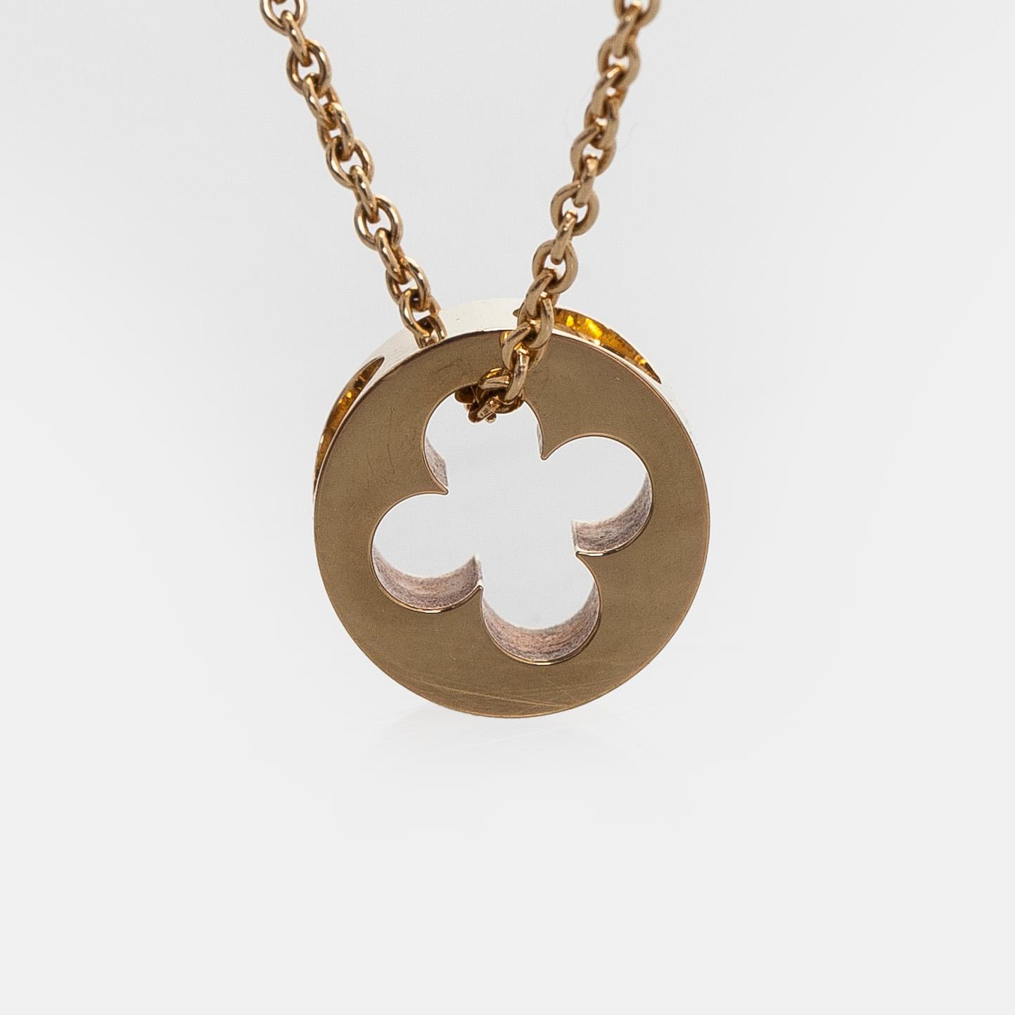 Louis Vuitton, an 18K gold 'Empreinte' necklace.