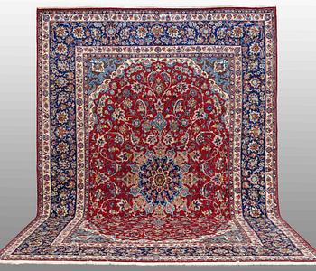 A carpet, Najafabad, around 500 x 340 cm.