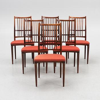 Svante Skogh, stolar, 6 st, ”Cortina”, Säffle möbelfabrik, 1960-tal.