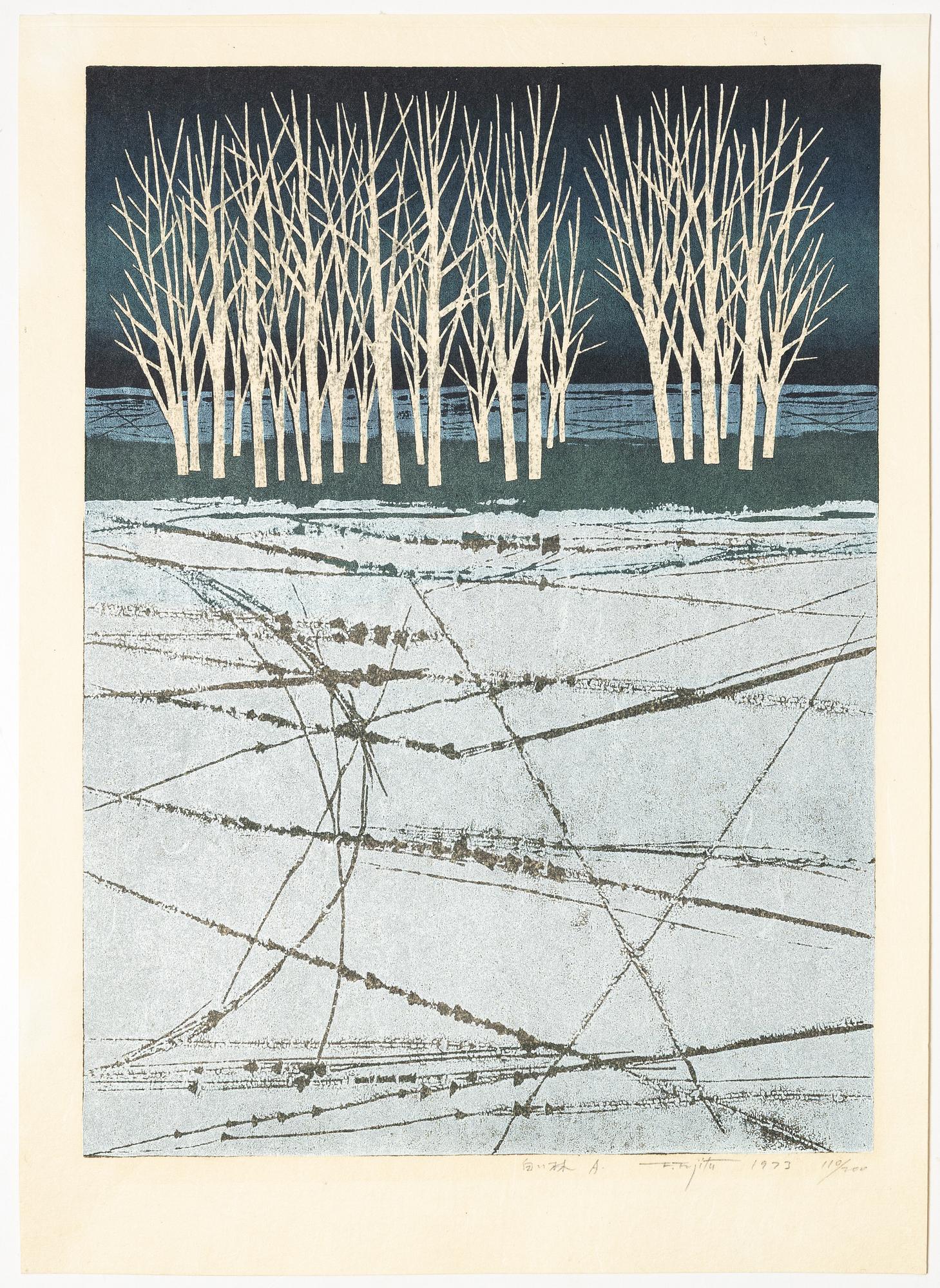 Fumio Fujita, "White Woods", 1973.