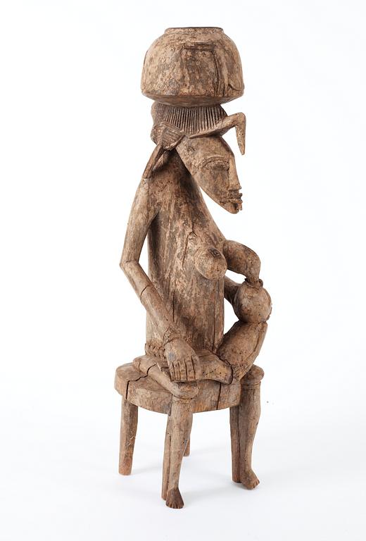 An 20th Century African wood figure.