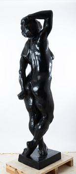Gudmar Olovson, Statue. Signed. Numbered. Foundry mark. Bronze, height 210 cm, length 56 cm.