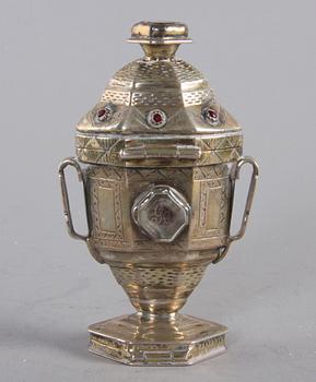 HOVEDVANDSAEG, silver, Mathias Peter Traustedt, Tönder, Danmark, tidigt 1800-tal.