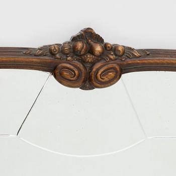 Mirror, so-called over mantle, 1920s-30s.