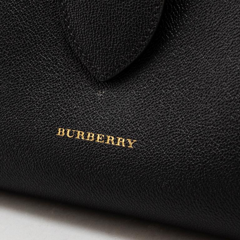 A Burberry Soft Grain Medium Buckle Tote.