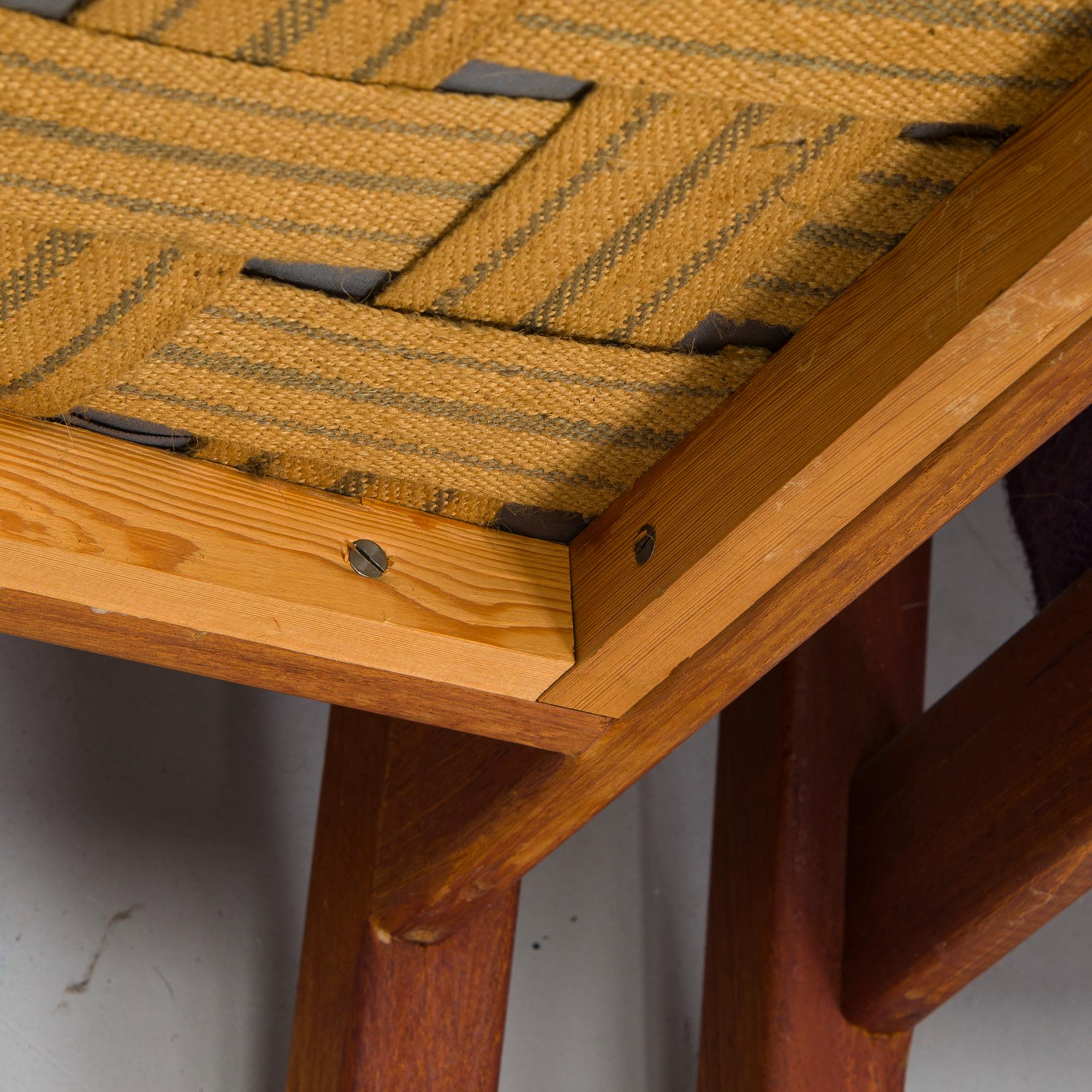 Carl Gustaf Hiort af Ornäs, Nojatuolipari, "Rialto", Puunveisto Oy - Träsnideri Ab, 1900-luvun puoliväli.