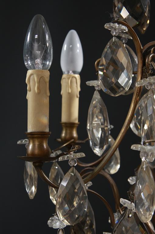 LJUSKRONA, rokokostil, 1900-tal. H ca 62.