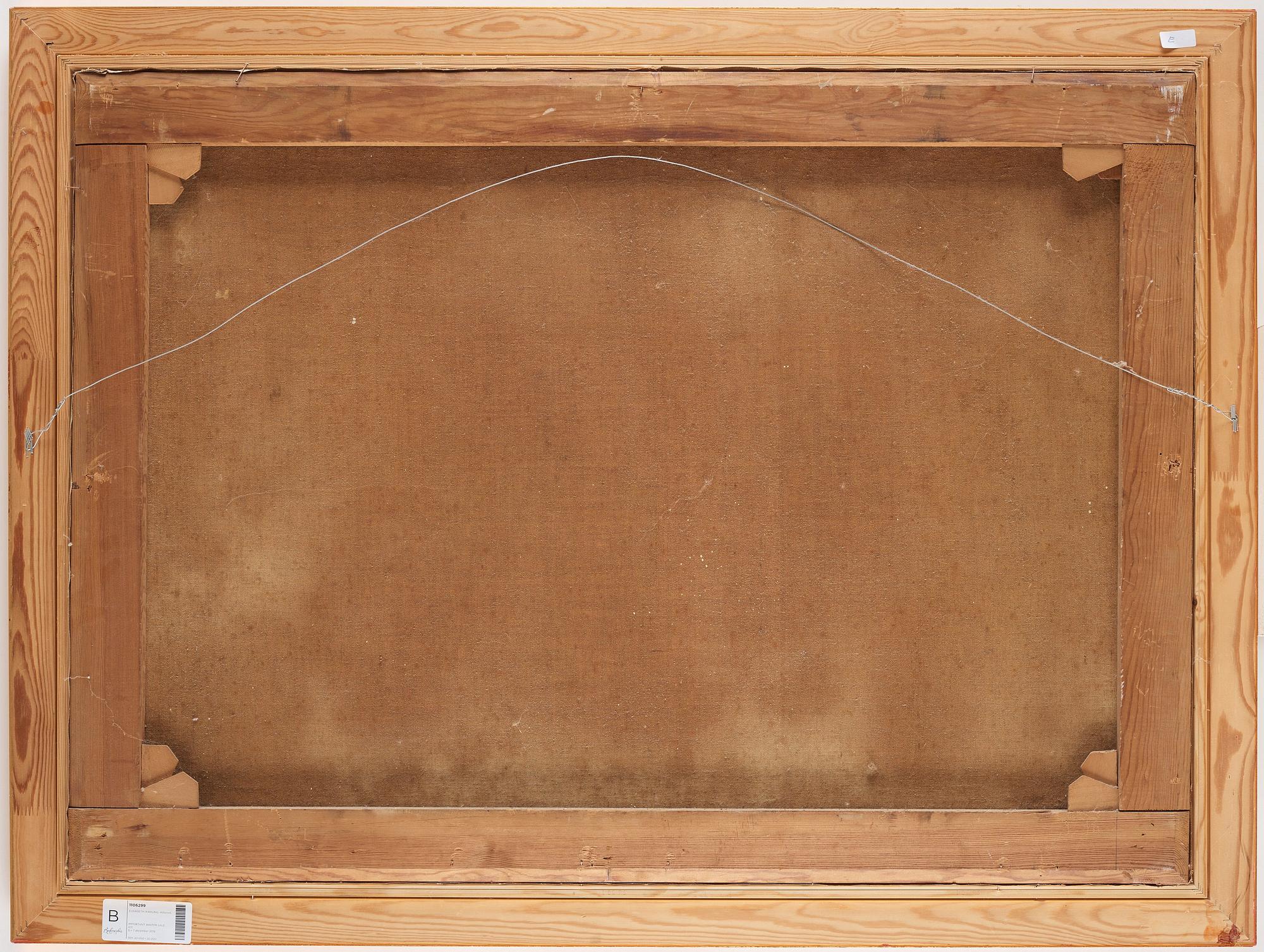 ELISABETH WARLING, olja på duk, signerad Elisabeth Warling och daterad -87.