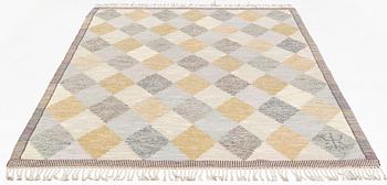 Anna Hådell, a carpet, "Arin", flat weave, approximately 301 x 193.5 cm, Jämtland Läns Hemslöjd.