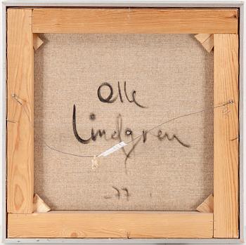 OLLE LINDGREN, olja på duk. Signerad och daterad a tergo 77.