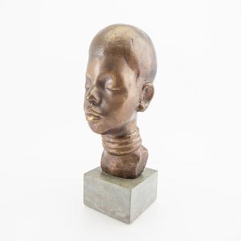 Helge Högbom, skulptur signerad.