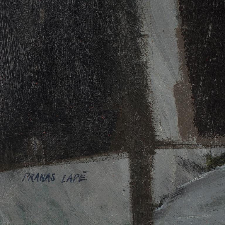 PRANAS LAPE, olja på duk. Sign.