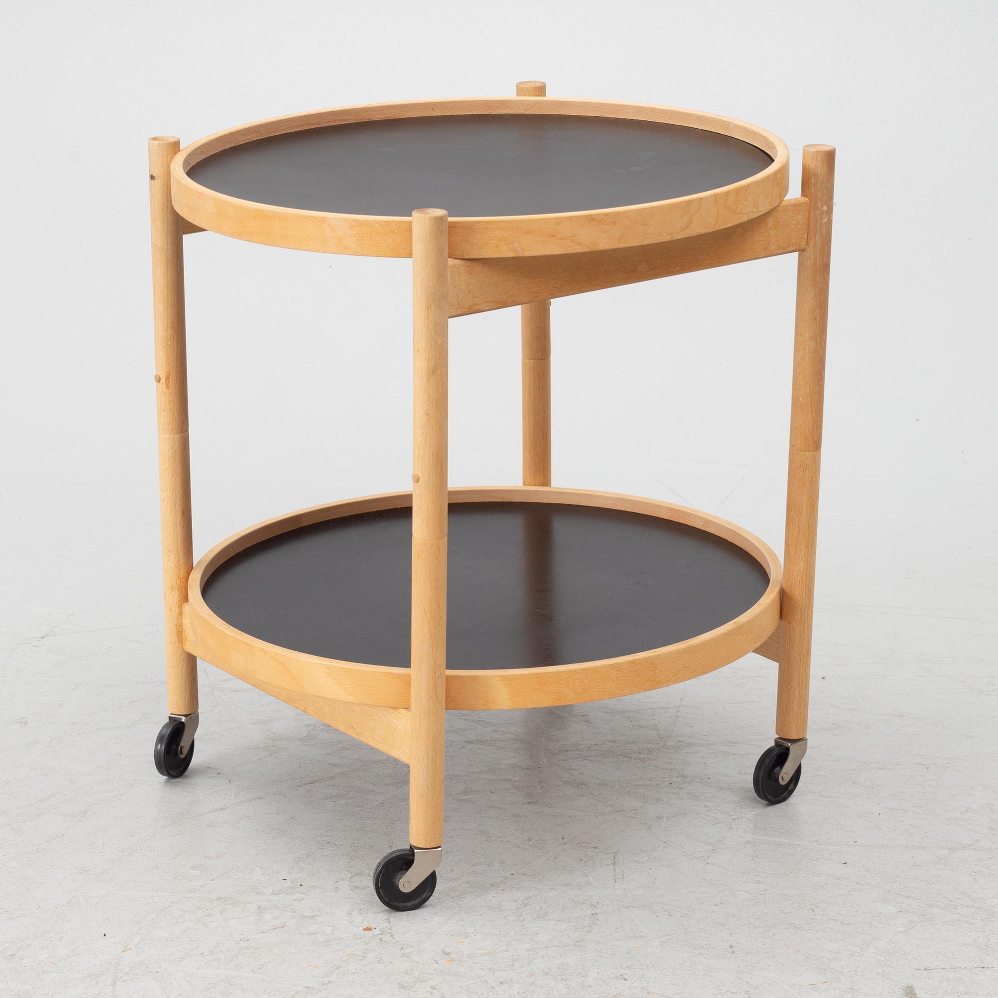 Serving trolley, with two reversible trays, Torben Ørskov & Co, Denmark,