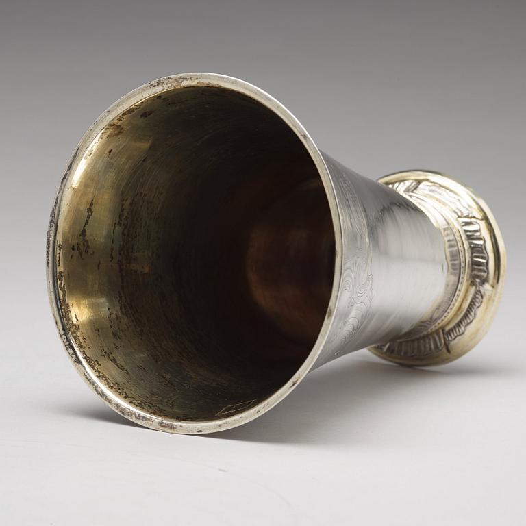 Johan Berg, bägare, silver, Stockholm 1775.