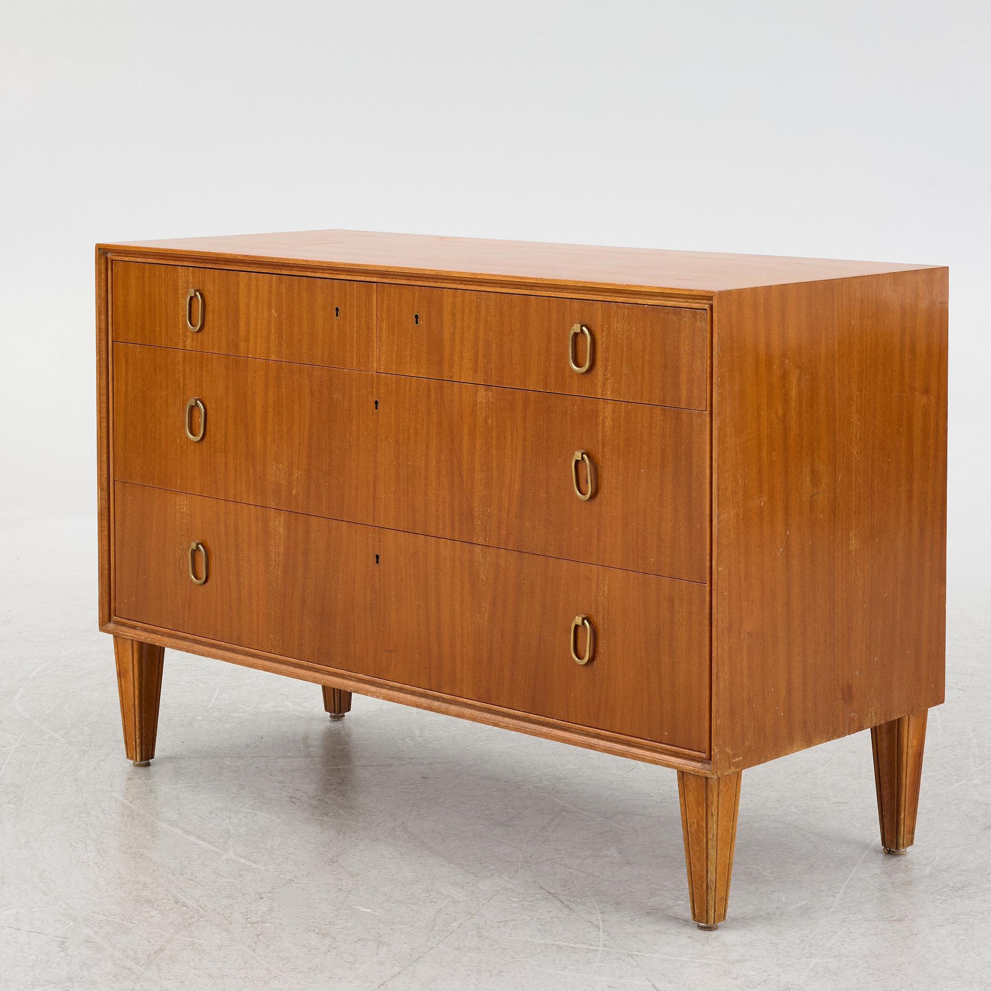 Byrå, Swedish Modern, AB Svenska Möbelfabrikerna, Bodafors, 1940-tal.