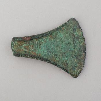 A bronze axe ca 1000 B.C.