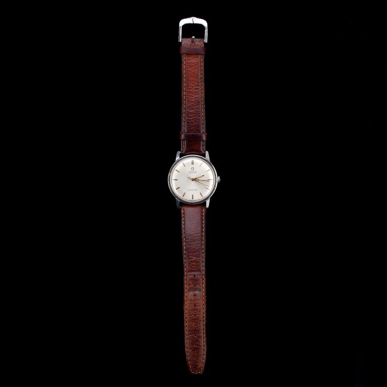 RANNEKELLO, Omega Seamaster, terästä, 1960-luku. Alkuperäinen rasia.