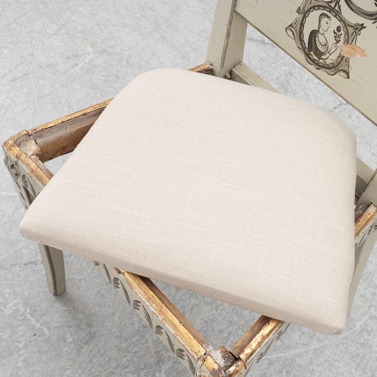 Four chairs. Early 19th century.